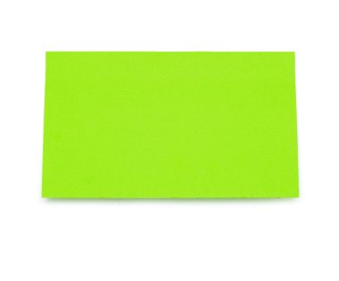 Yeşil yapışkan not