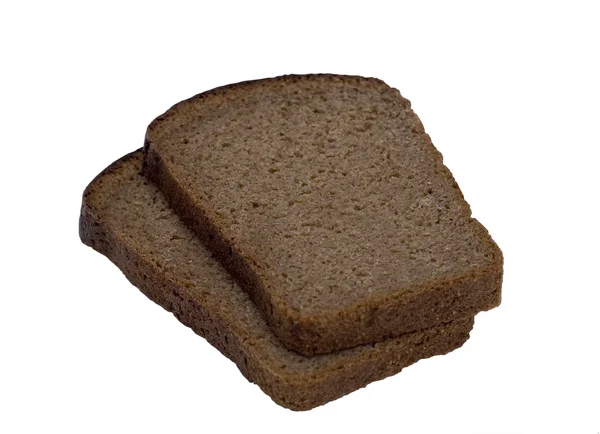 Iki dilim ekmek — Stok fotoğraf