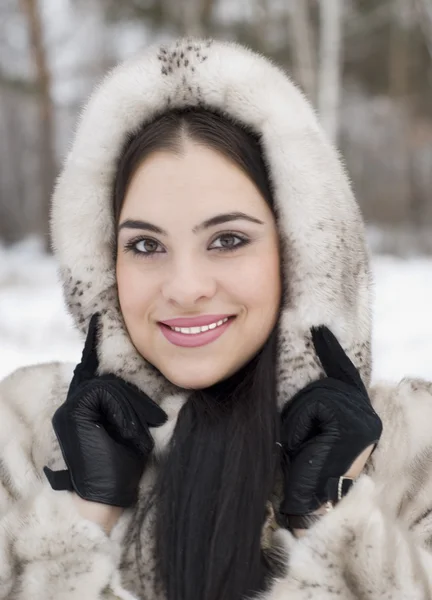 Zimní portrét — Stock fotografie