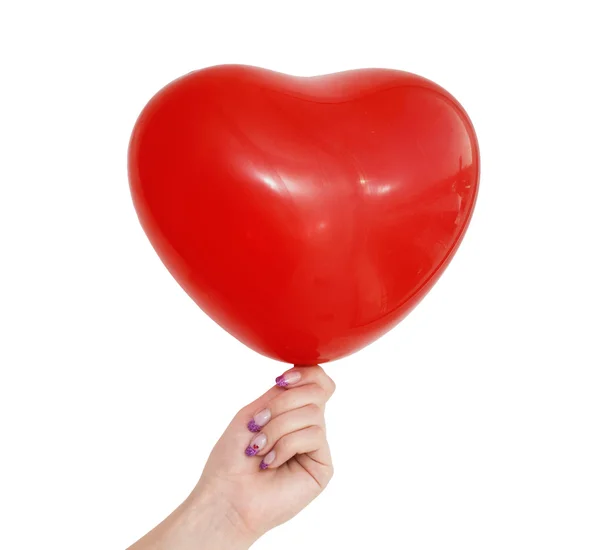 Balloon in hand — Stock Photo, Image