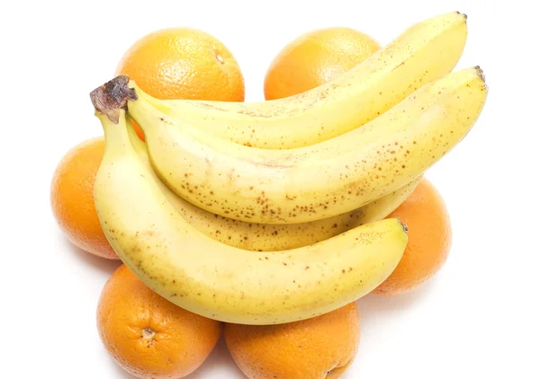 Plátanos y naranjas — Foto de Stock