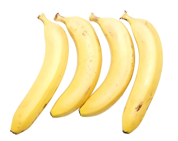 Quatro bananas — Fotografia de Stock