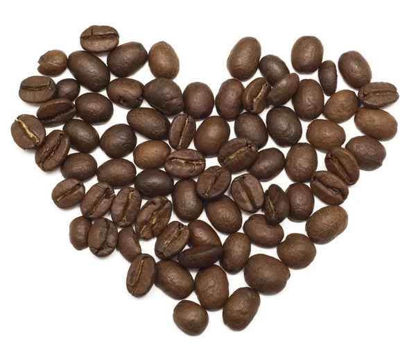 Hart koffie — Stockfoto
