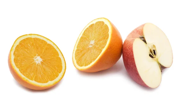 오렌지와 사과 — 스톡 사진