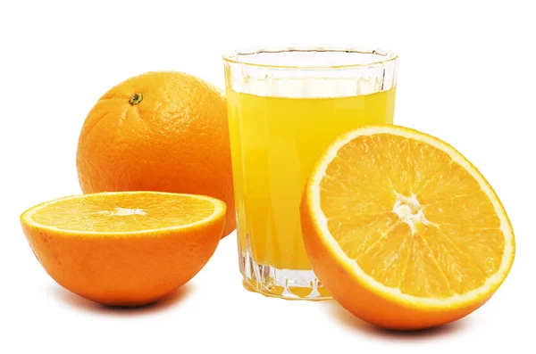 오렌지 주스와 과일 — 스톡 사진