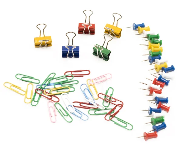 Paperclips and pins — Stock Photo, Image