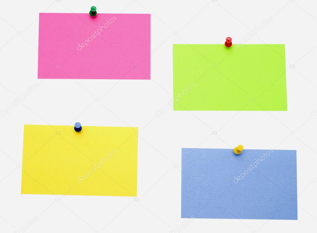 Empty sticky notes