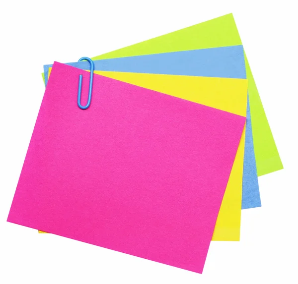Kolorowe notatki — Zdjęcie stockowe