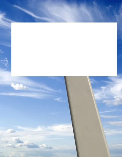 stock image Sky and blank billboard