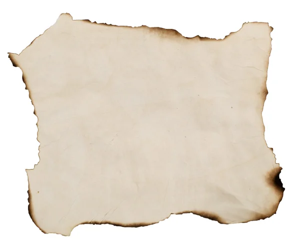 Oude verbrand papier — Stockfoto