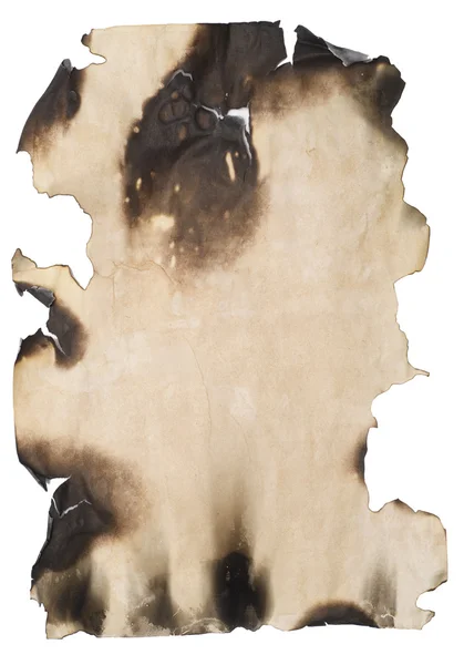Eski yanmış kağıt — Stok fotoğraf
