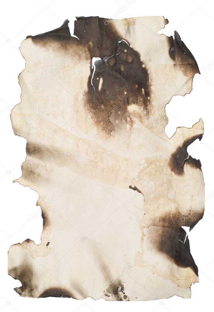 Burnt grunge paper