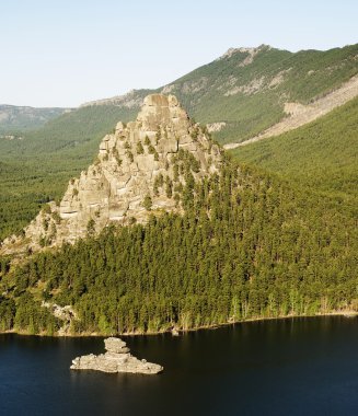 Mountain landscape clipart