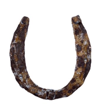 Old horseshoe clipart