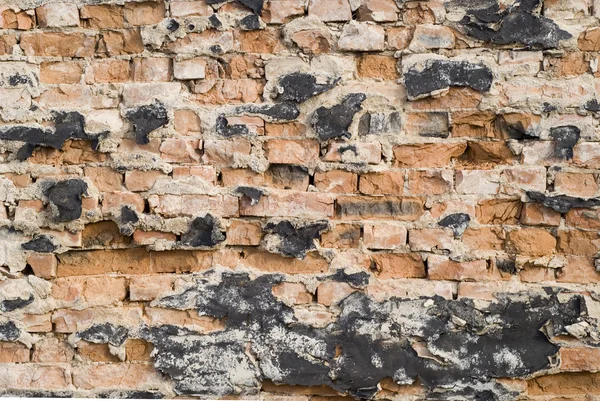 Сломанная стена Брика — стоковое фото