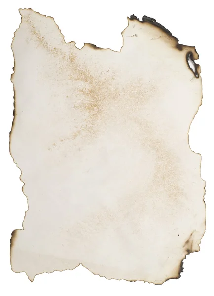 Documento queimado — Fotografia de Stock