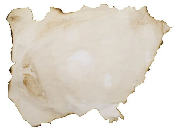 Burnt manuscript — Stock Photo, Image