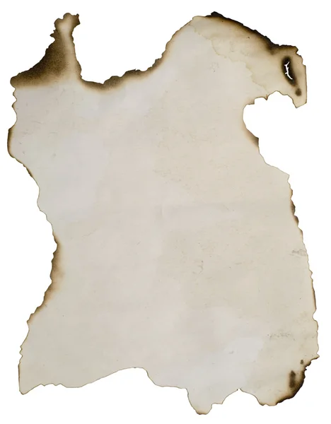 Špinavé spáleného papíru — Stock fotografie