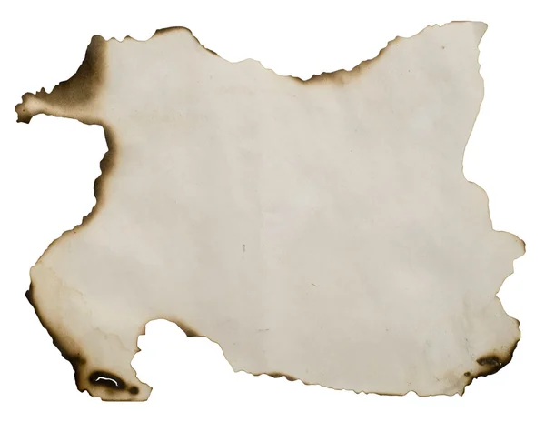 Old burnt document — Stock Photo, Image