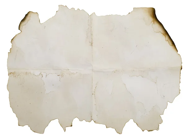 Античный сожжены бумаги — стоковое фото