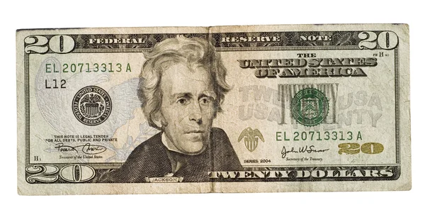 Είκοσι, Δολάριο — Φωτογραφία Αρχείου
