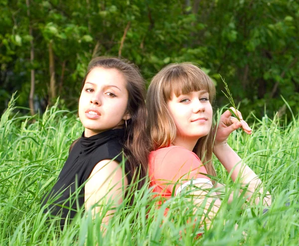 Dos chicas. —  Fotos de Stock