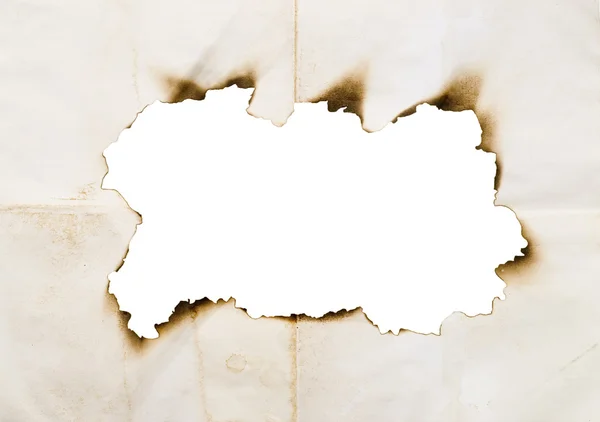 Carta bruciata — Foto Stock