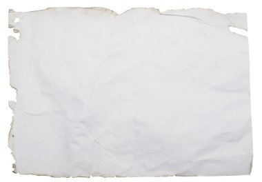 Old wrinkled paper clipart