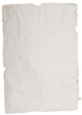 Old wrinkled paper clipart