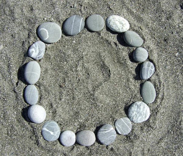 stock image Pebble frame