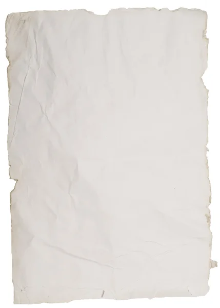 Régi, gyűrött papír — Stock Fotó