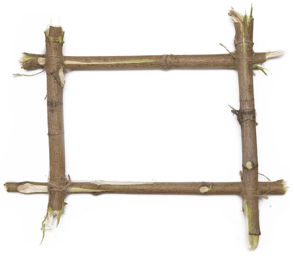 Twig frame — Stockfoto