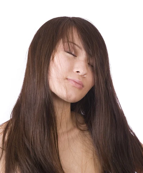 Długo włosów — Zdjęcie stockowe
