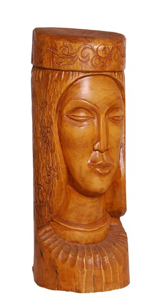 Dřevěná socha — Stock fotografie