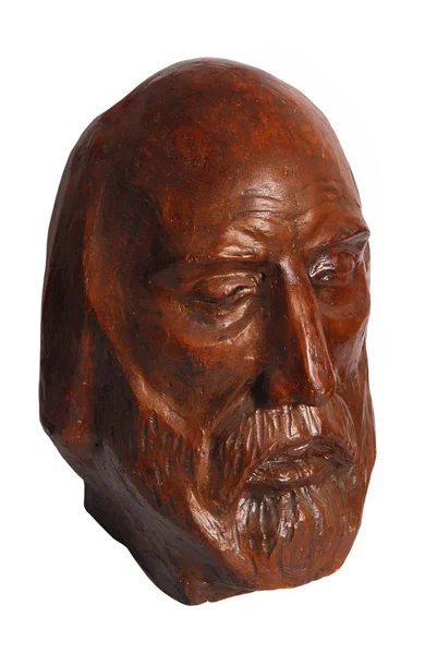 Wooden head — Stock Photo, Image