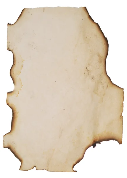Starý Spálený papír — Stock fotografie