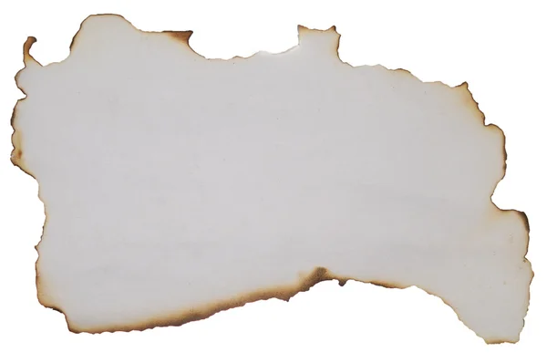 Старая обожженная бумага — стоковое фото