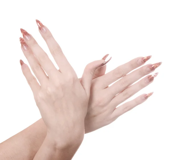 Manicured hands — Stock Photo, Image