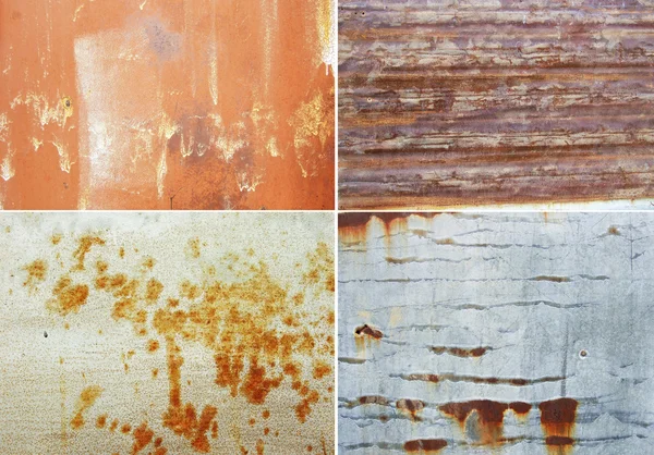 Superficies metálicas oxidadas —  Fotos de Stock