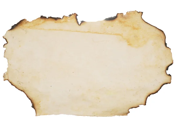 Old burnt paper — Stock Photo, Image