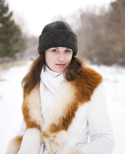Winterporträt — Stockfoto