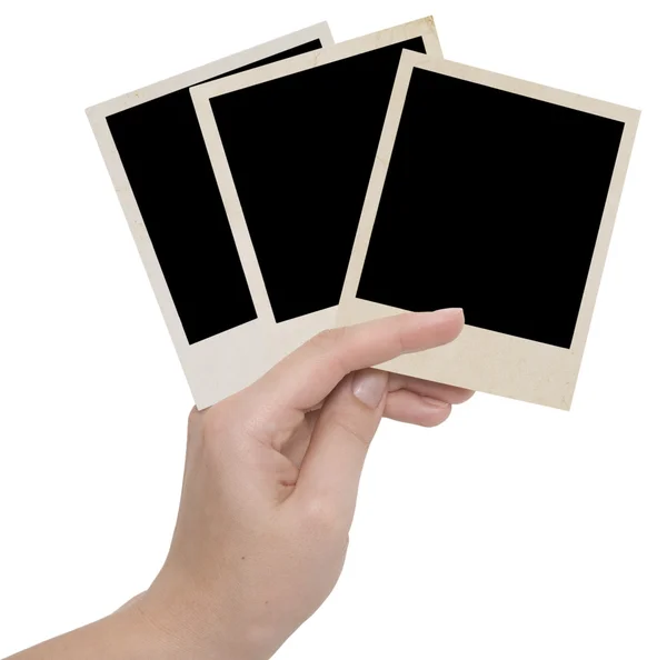 Three photo frames — Stock Photo, Image