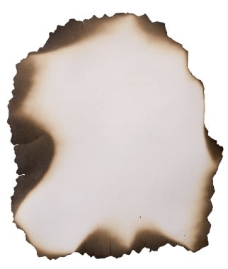 Old burnt paper clipart