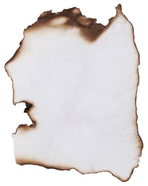 Burnt paper clipart