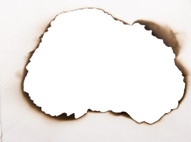 Hole in paper clipart