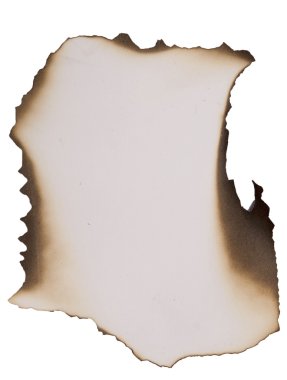 Burnt paper clipart