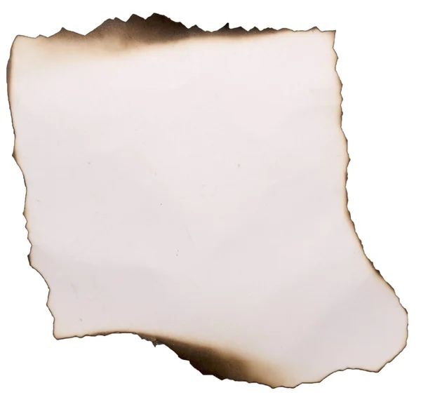 Burnt paper — Stock Photo, Image