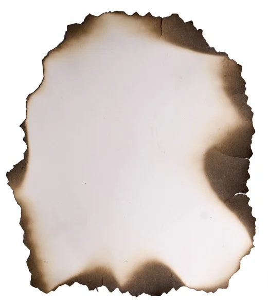 Papel queimado velho — Fotografia de Stock