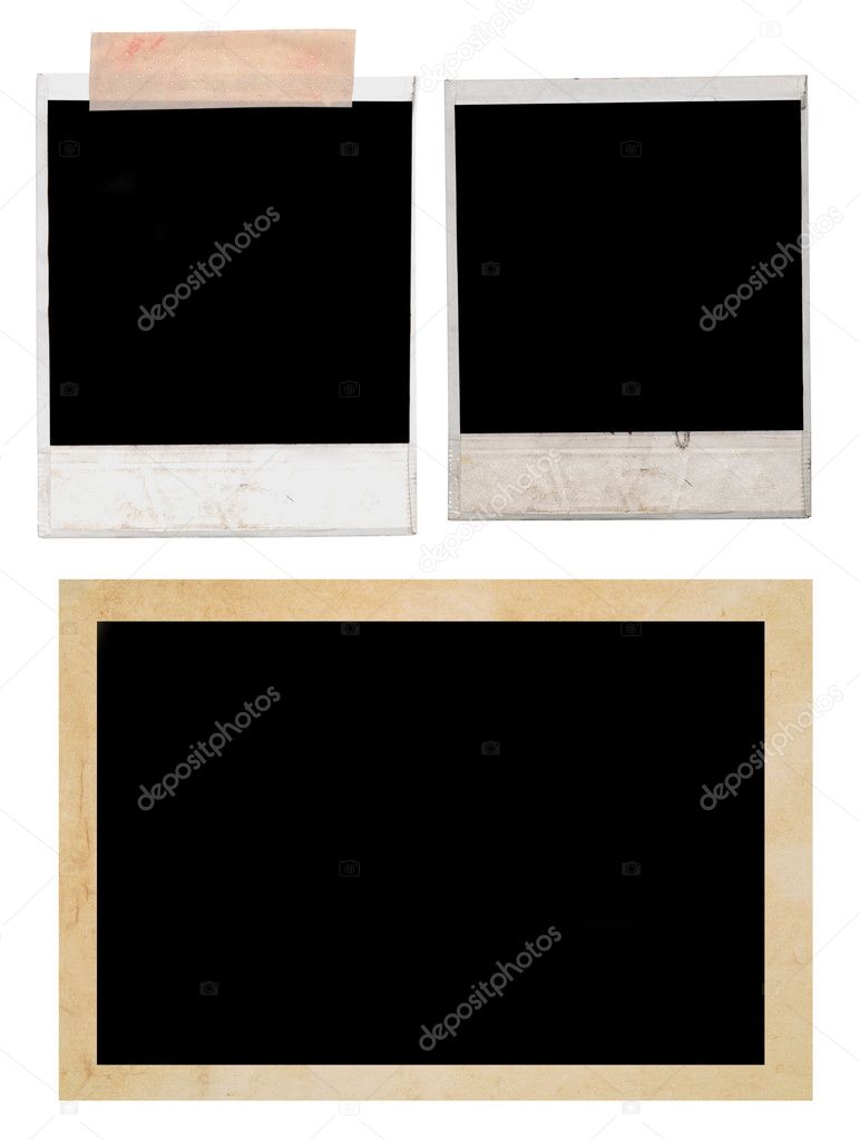Polaroids and photo frame