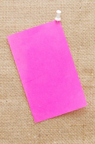 Empty note — Stock Photo, Image